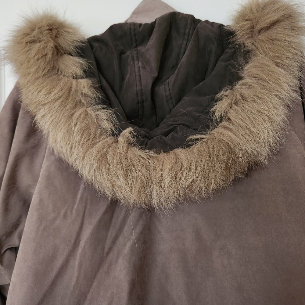 💙FINAL PRICE!!💙 LIZ Claiborne, XS, Womens Winter Coat, Color Taupe - Picture 5 of 10